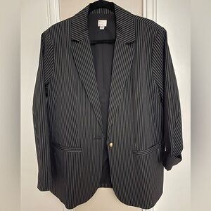 A New day Black Pinstripe Blazer
